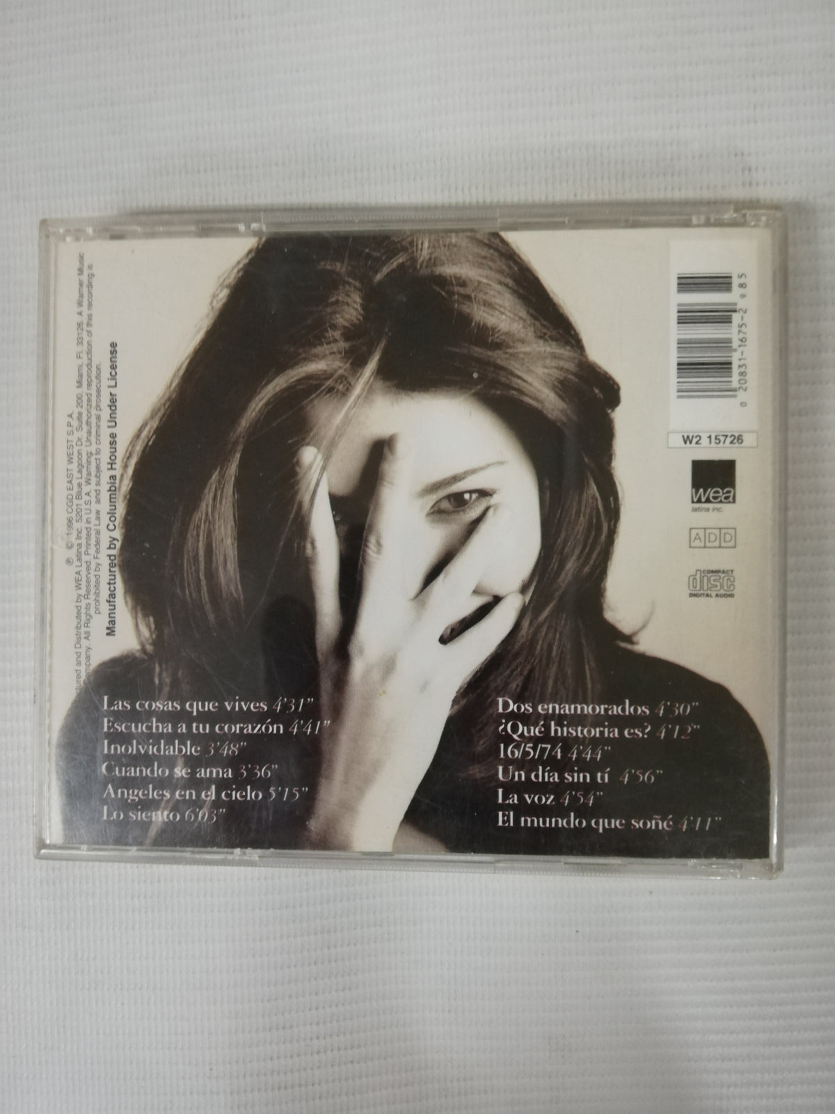 CD LAURA PAUSINI - LAS COSAS QUE VIVES