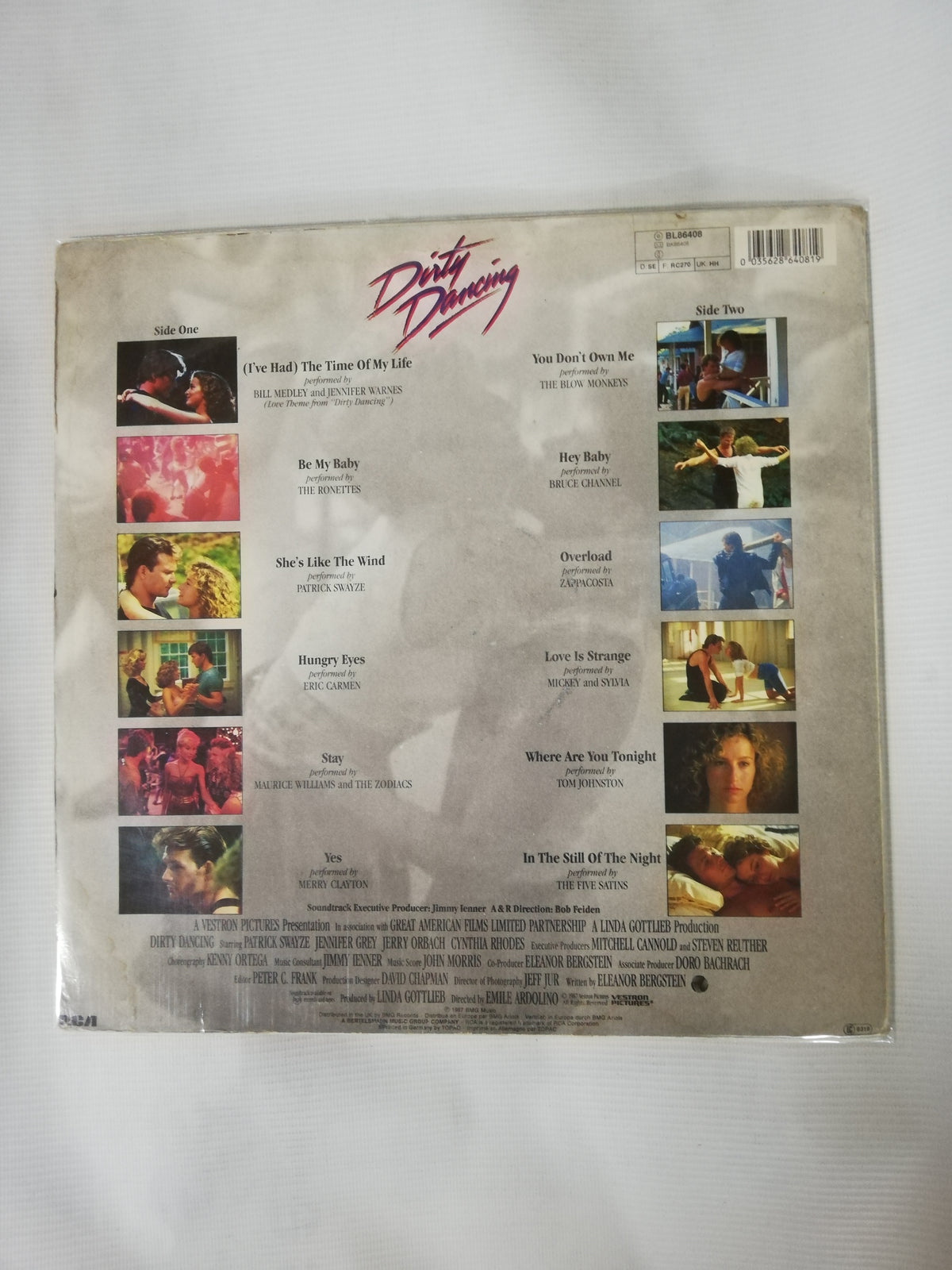 LP DIRTY DANCING - ORIGINAL SOUDNTRACK FROM THE VESTRON MOTION PICTURE