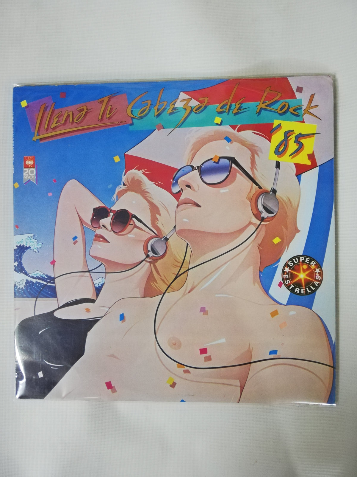 LP LLENA TU CABEZA DE ROCK - LLENA TU CABEZA DE ROCK ´85