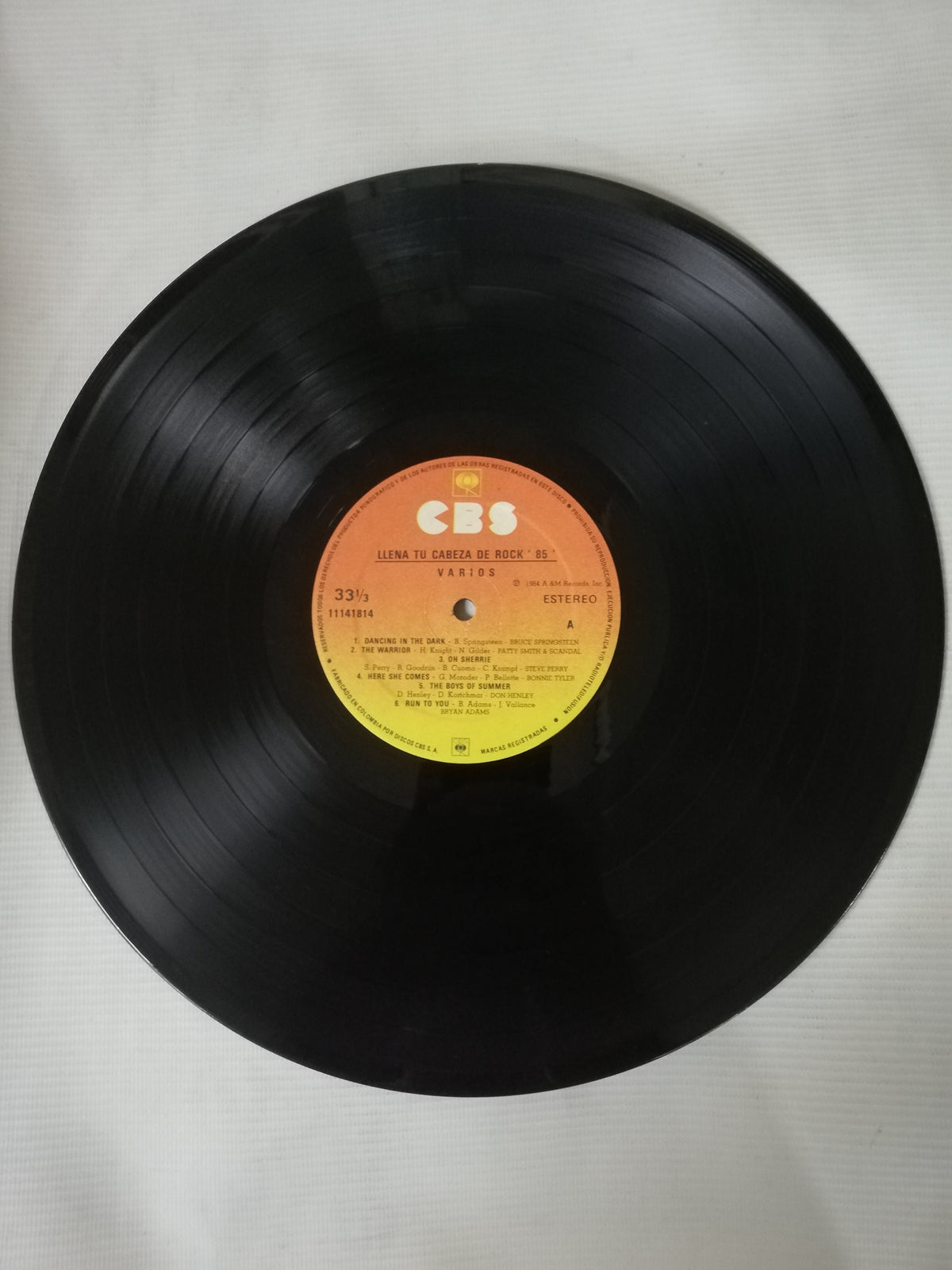 LP LLENA TU CABEZA DE ROCK - LLENA TU CABEZA DE ROCK ´85
