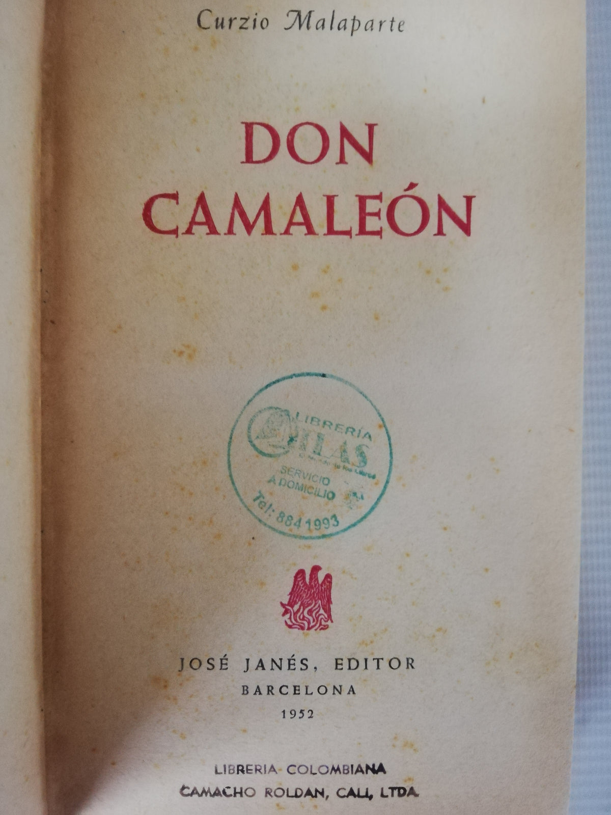 DON CAMALEÓN - CURZIO MALAPARTE