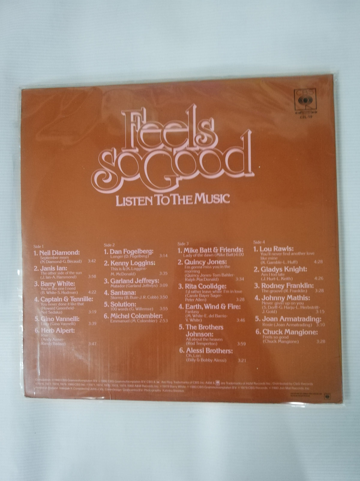 LP FEELS SO GOOD - LISTEN TO THE MUSIC - VINYL X 2
