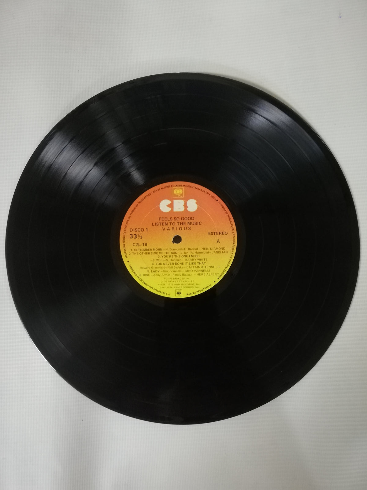 LP FEELS SO GOOD - LISTEN TO THE MUSIC - VINYL X 2