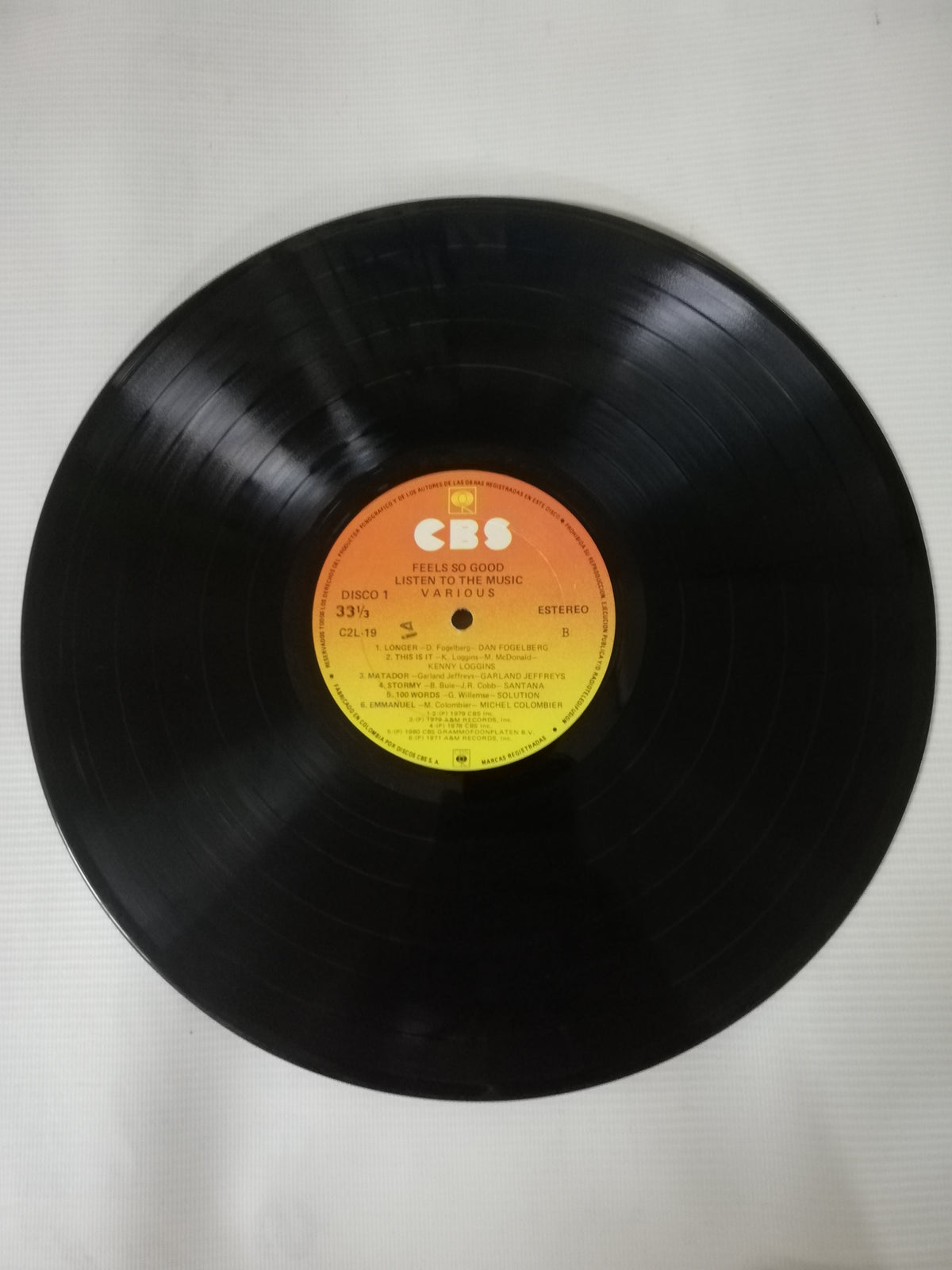 LP FEELS SO GOOD - LISTEN TO THE MUSIC - VINYL X 2