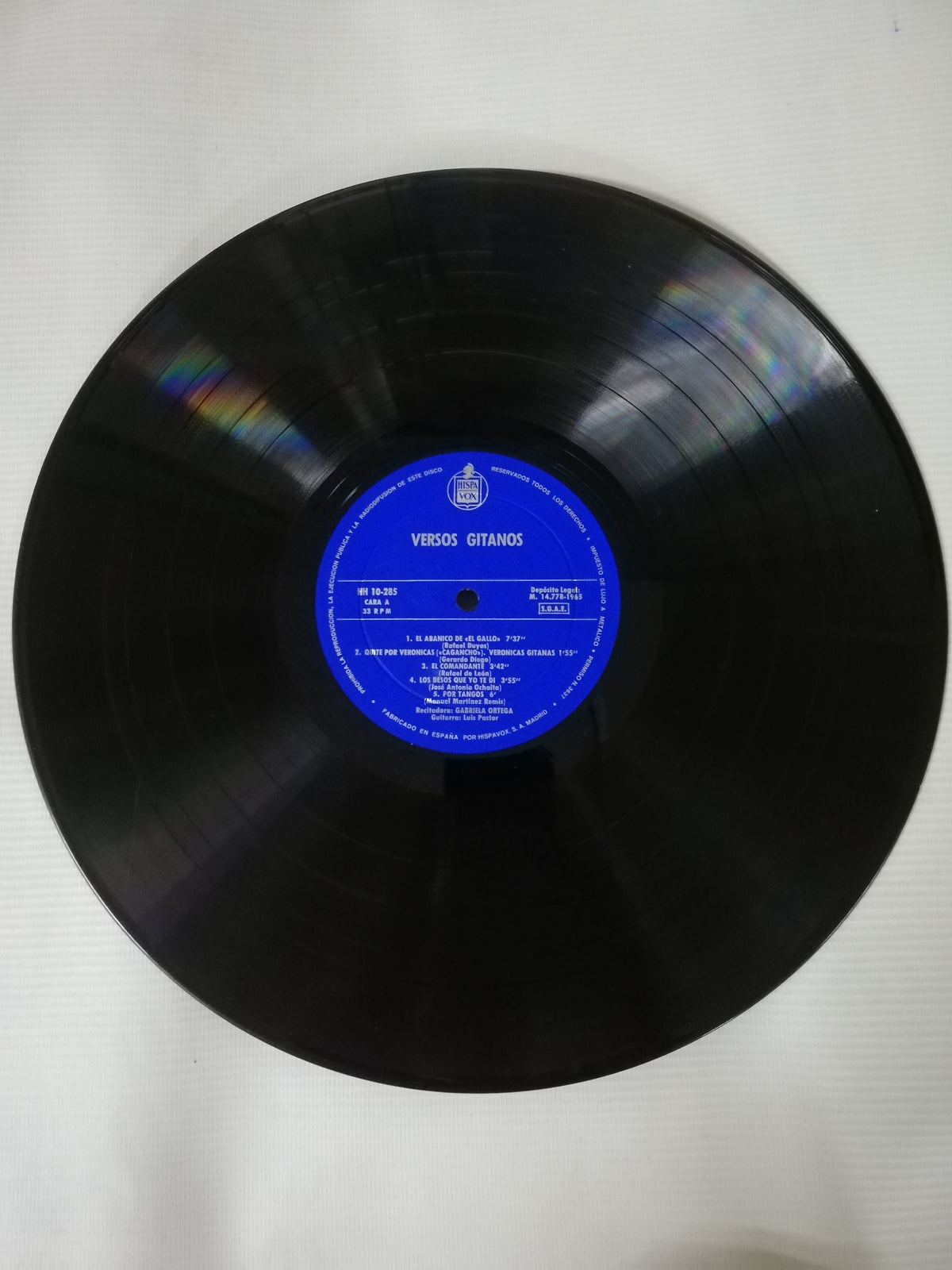 LP GABRIELA ORTEGA - VERSOS GITANOS