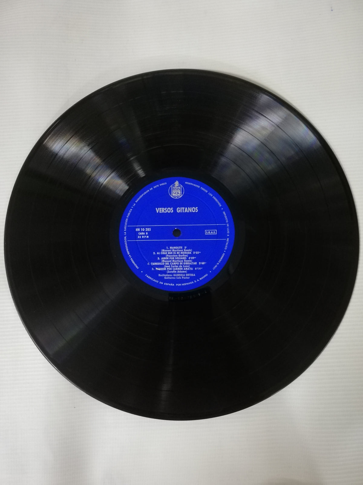 LP GABRIELA ORTEGA - VERSOS GITANOS