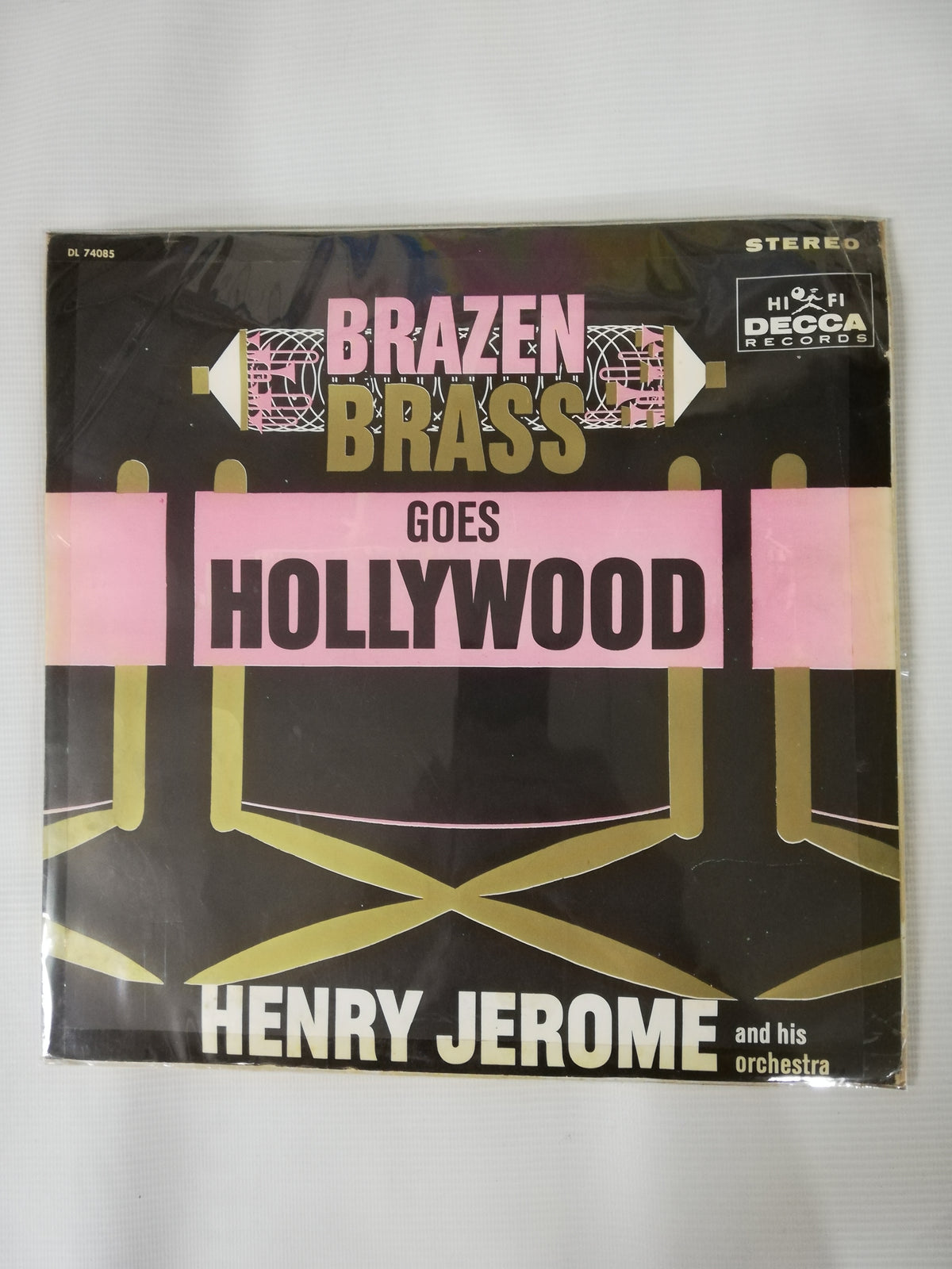 LP HENRY JEROME AND HIS ORCHESTRA - BRAZEN BRASS GOES HOLLYWOOD