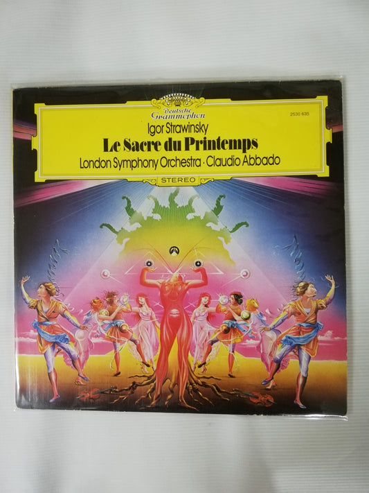 LP IGOR STRAWINSKY - LE SACRE DU PRINTEMPS - LONDON SYMPHONY ORCHESTRA - CLAUDIO ABBADO