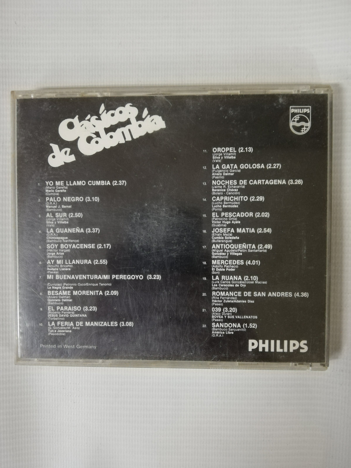 CD CLÁSICOS DE COLOMBIA - VARIOS INTÉRPRETES