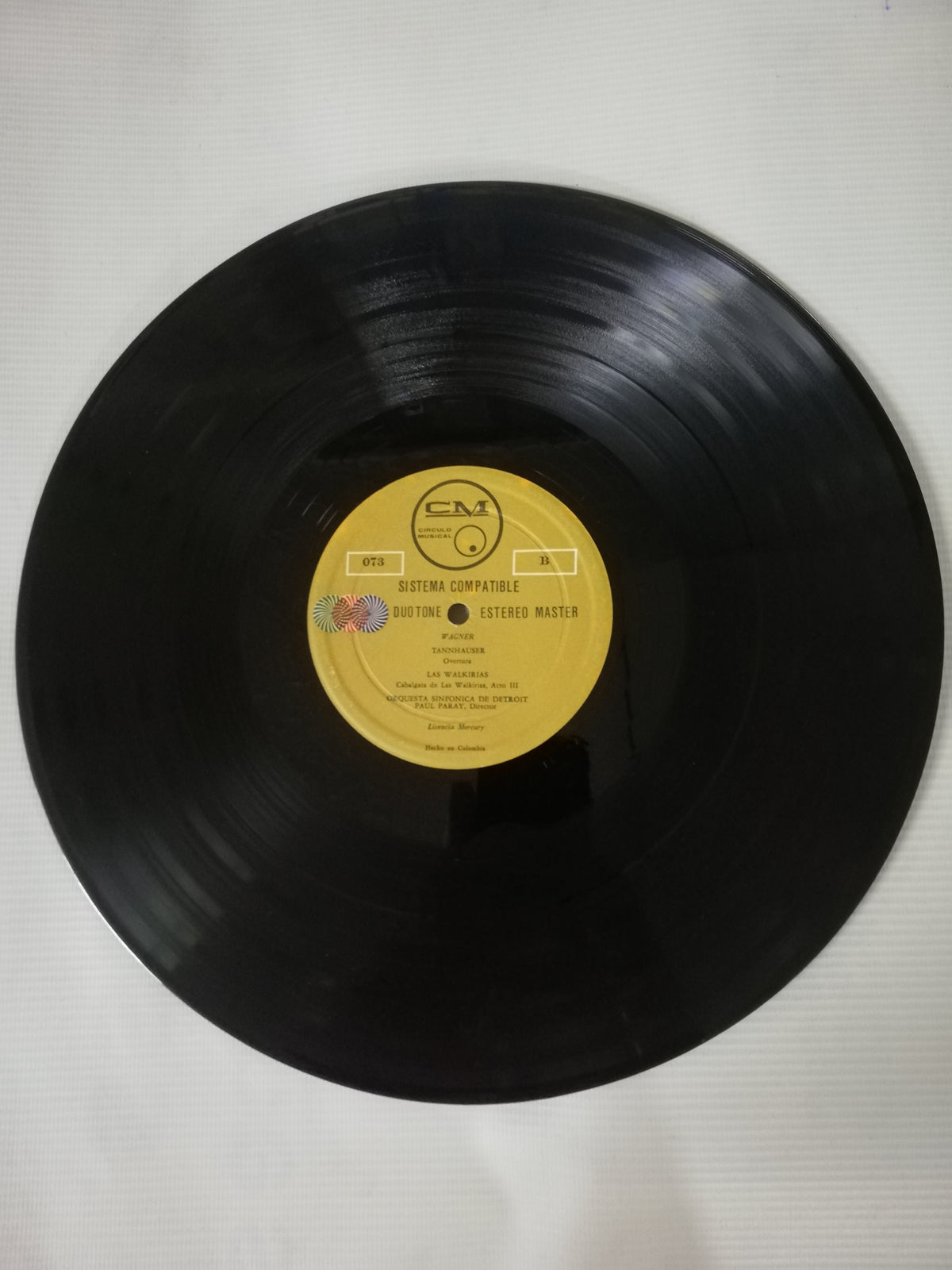 LP WAGNER - LOHEGRIN PRELUDIO, ACTO I - PRELUDIO ACTO III / LOS MAESTROS CANTORES - PRELUDIO / TANNHAUSER - OVERTURA / LAS WALKIRIAS - CABALGATA DE LA WALKIRIAS, ACTO III - ORQUESTA SINFÓNICA DE DETROIT - DIRECTOR: PAUL PARAY
