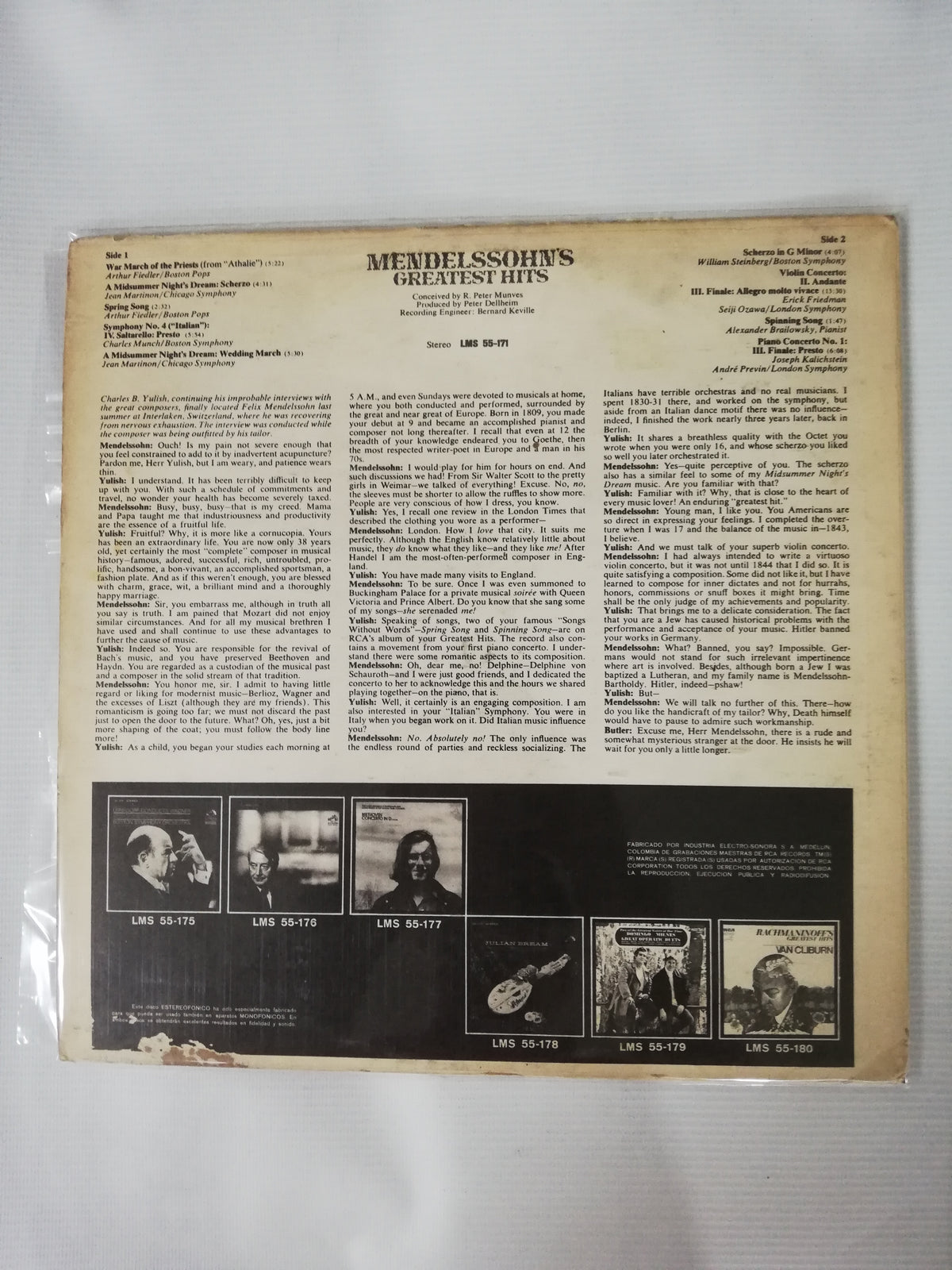 LP MENDELSSOHN - MENDELSSOHN´S GREATEST HITS