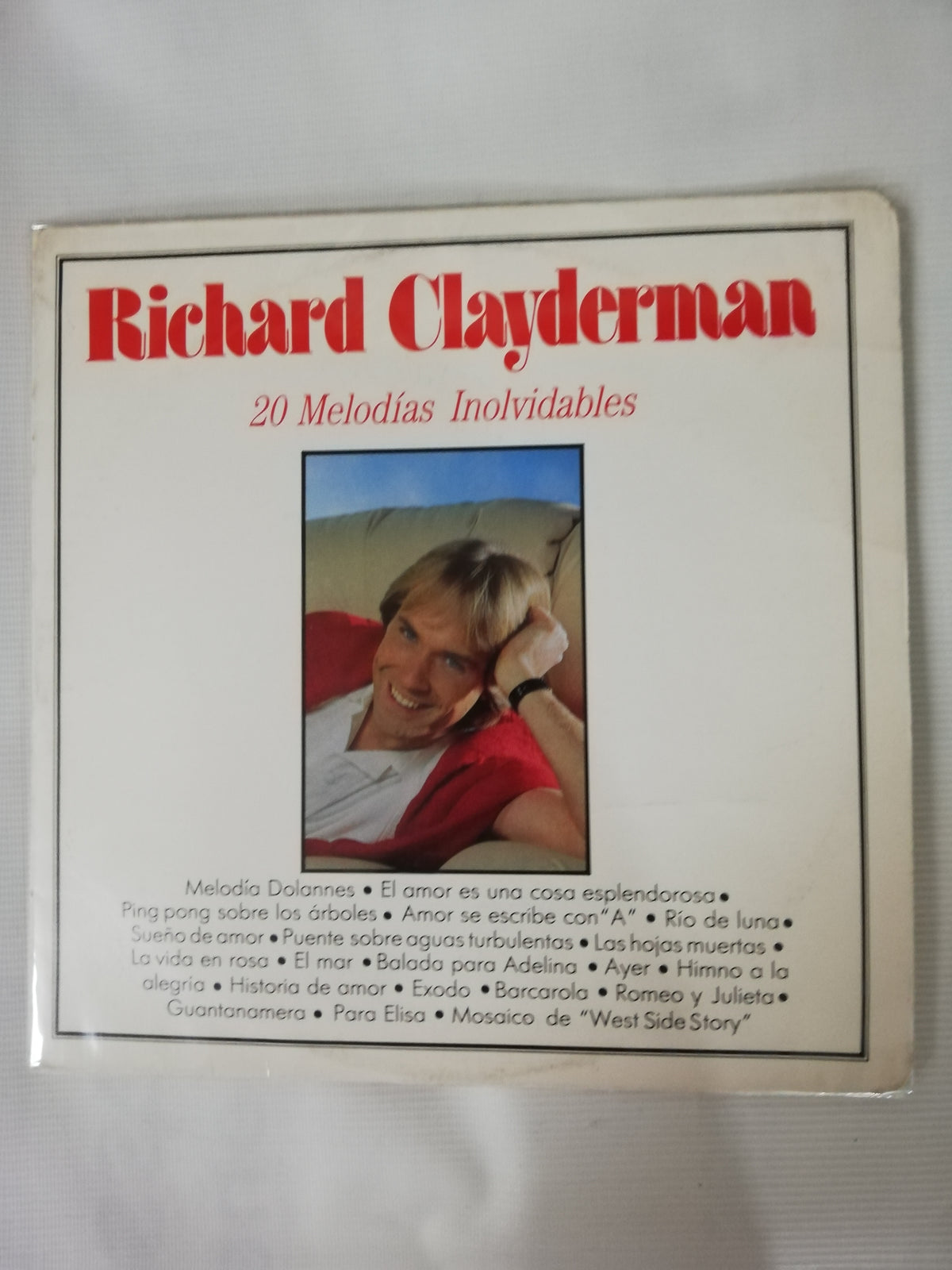 LP RICHARD CLAYDERMAN - 20 MELODÍAS ETERNAS