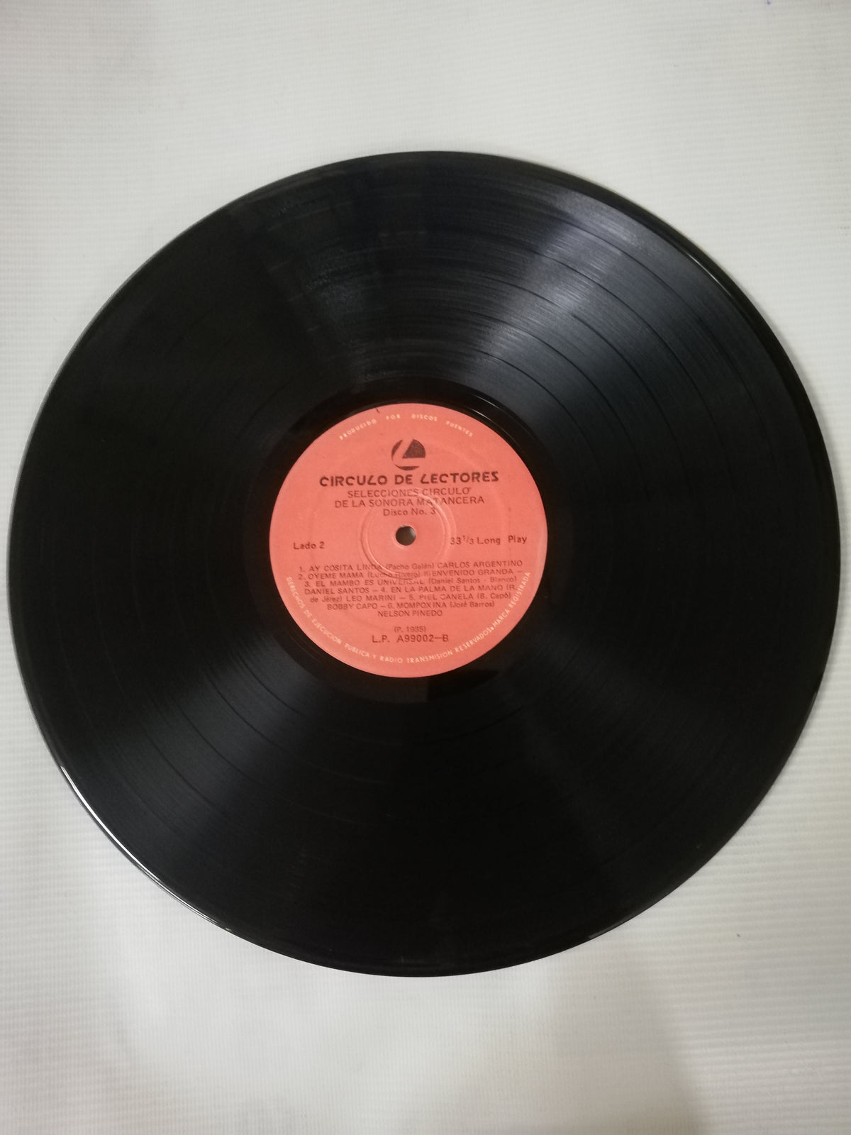 LP SONORA MATANCERA - SELECCIONES CIRCULO DE LA SONORA MATANCERA - VINYL X 3