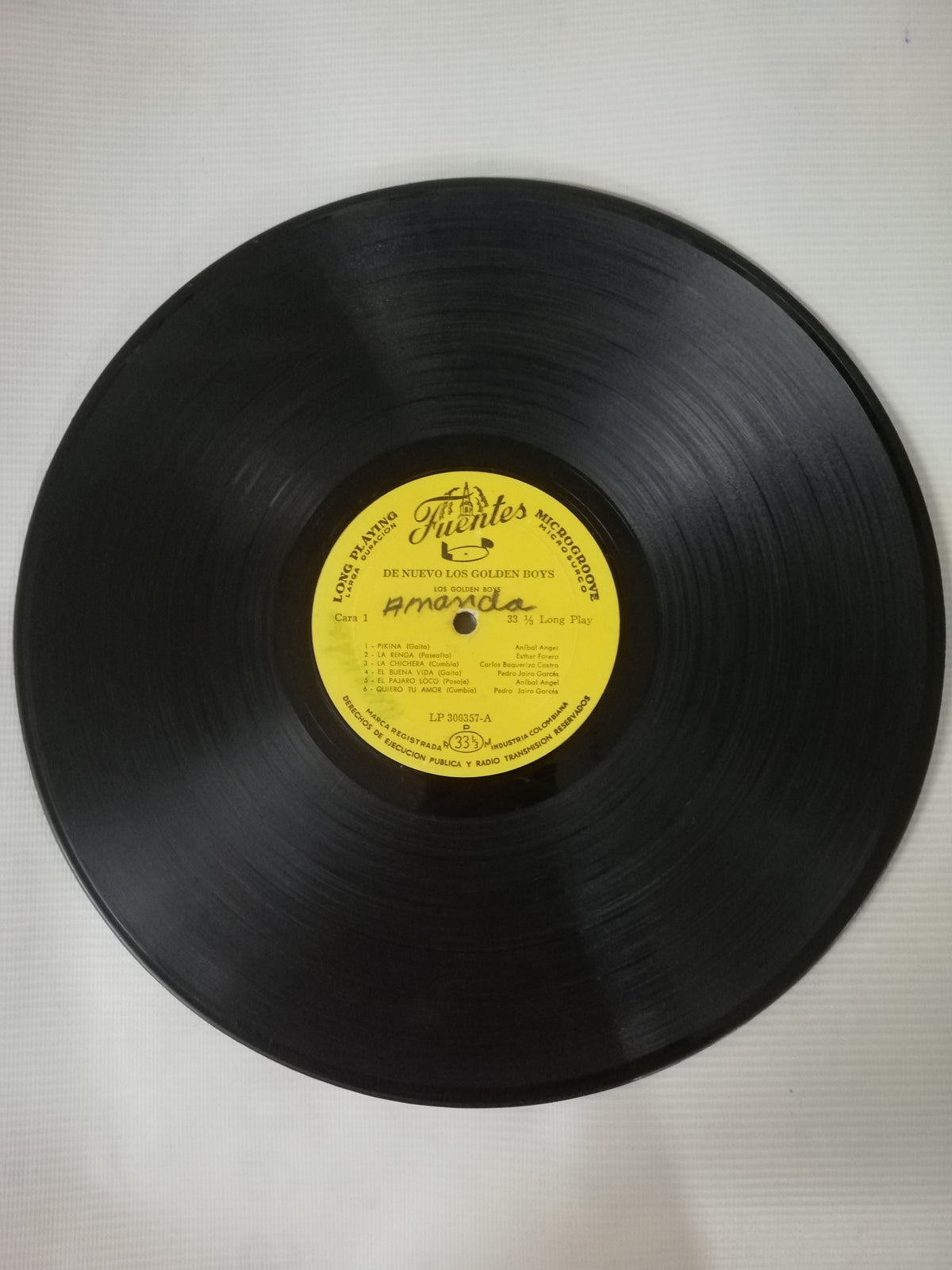 LP LOS GOLDEN BOYS - DE NUEVO..! LOS GOLDEN BOYS