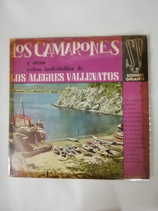 LP LOS ALEGRES VALLENATOS - LOS CAMARONES Y OTROS EXITOS INOLVIDABLES