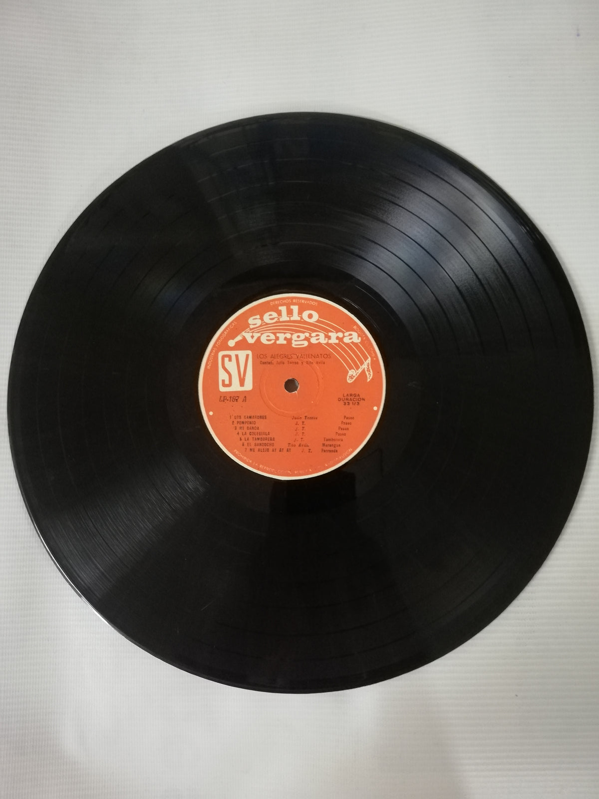 LP LOS ALEGRES VALLENATOS - LOS CAMARONES Y OTROS EXITOS INOLVIDABLES