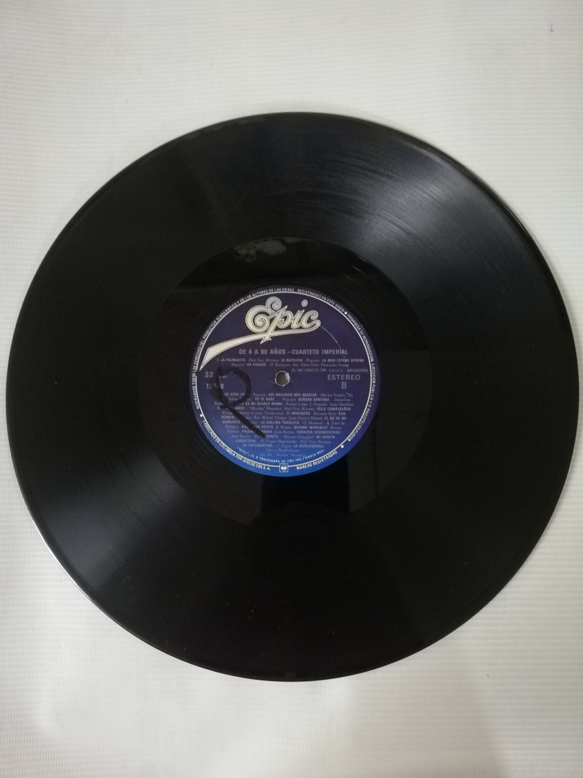 LP CUARTETO IMPERIAL - DE 4 A 90 AÑOS