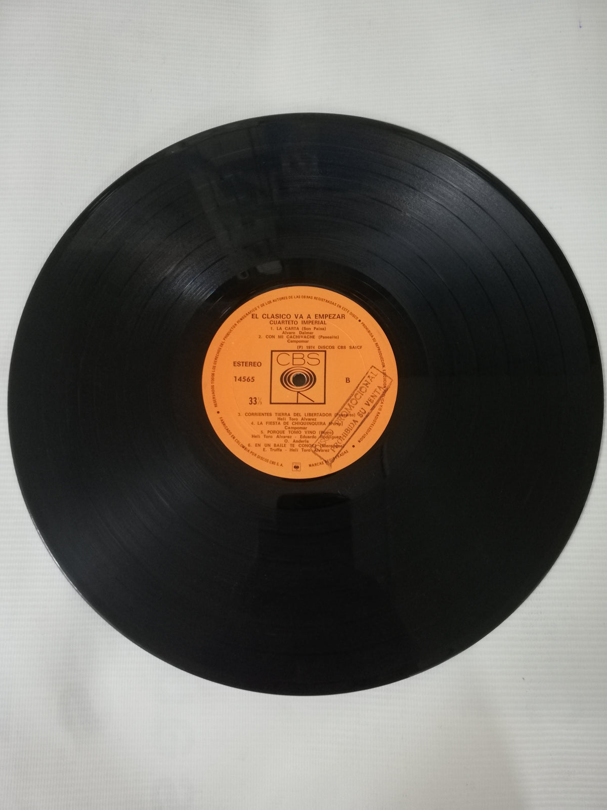 LP CUARTETO IMPERIAL - EL CLÁSICO VA A EMPEZAR!