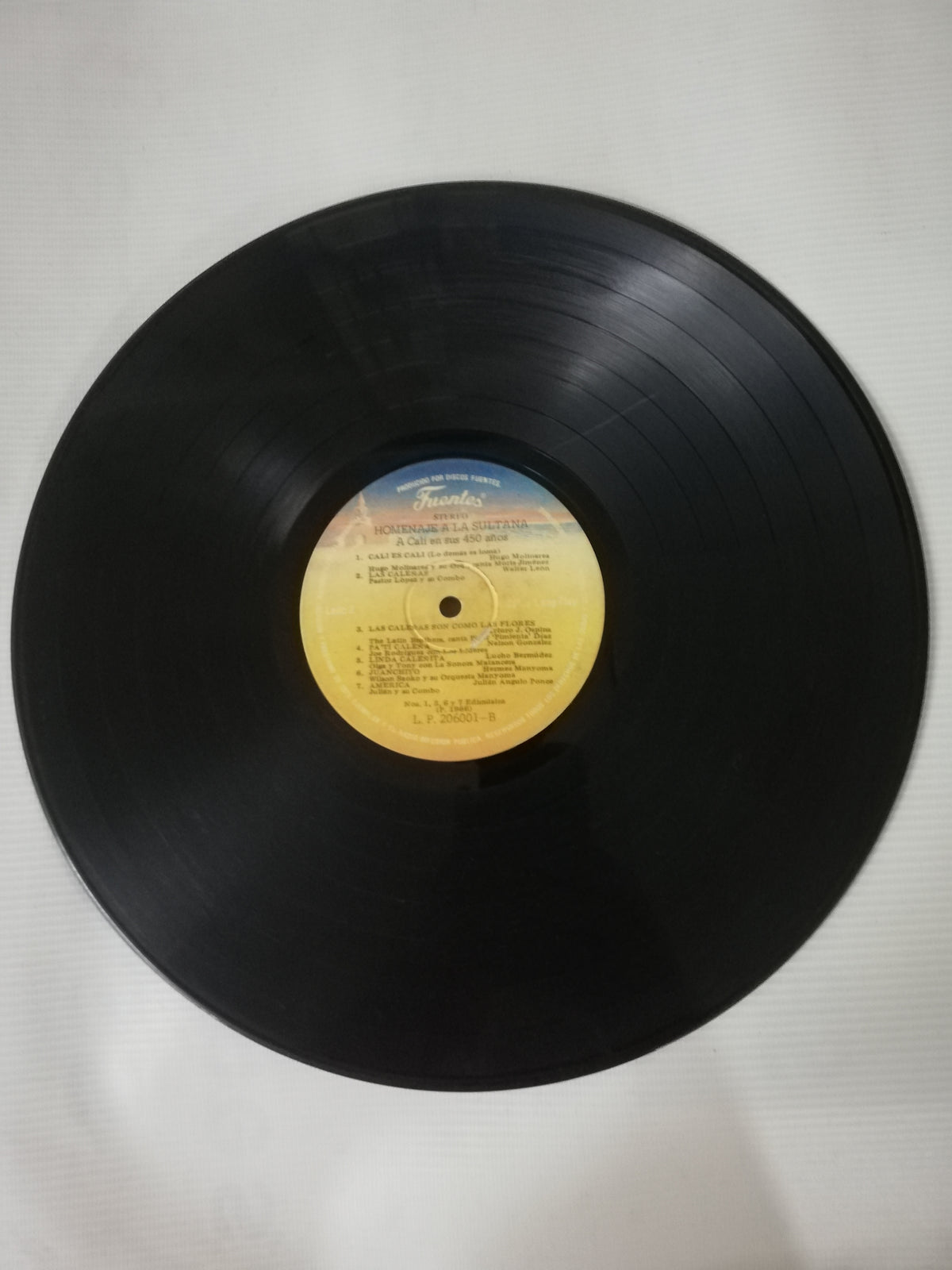 LP HOMENAJE A LA SULTANA - A CALI EN SUS 450 AÑOS
