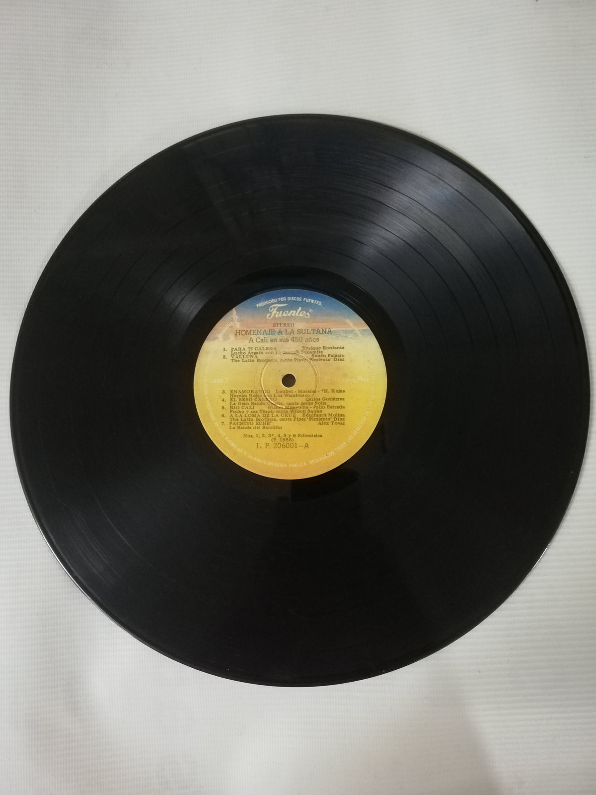 LP HOMENAJE A LA SULTANA - A CALI EN SUS 450 AÑOS