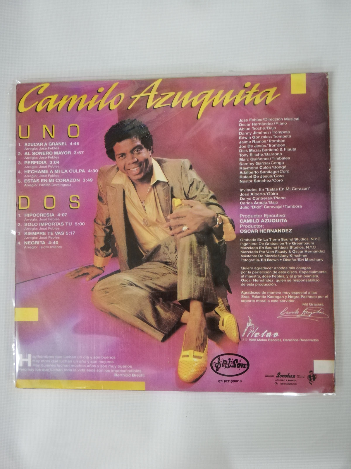 LP CAMILO AZUQUITA - AZUCAR A GRANEL!