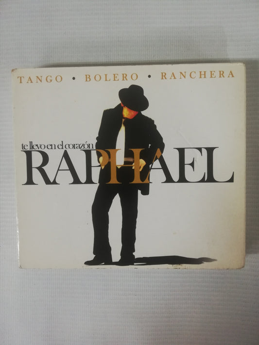 CD RAPHAEL - TE LLEVO EN EL CORAZÓN: TANGO / BOLERO / RANCHERA - CD X 3