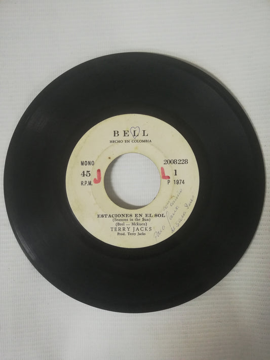 VINILO TERRY JACKS - SEASONS IN THE SUN / PUT THE BONE IN