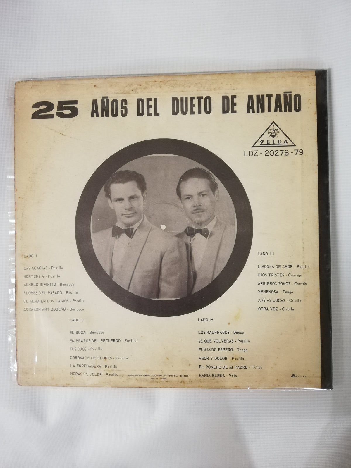LP DUETO DE ANTAÑO - 25 AÑOS DEÑ DUETO DE ANTAÑO - VINYL X 2