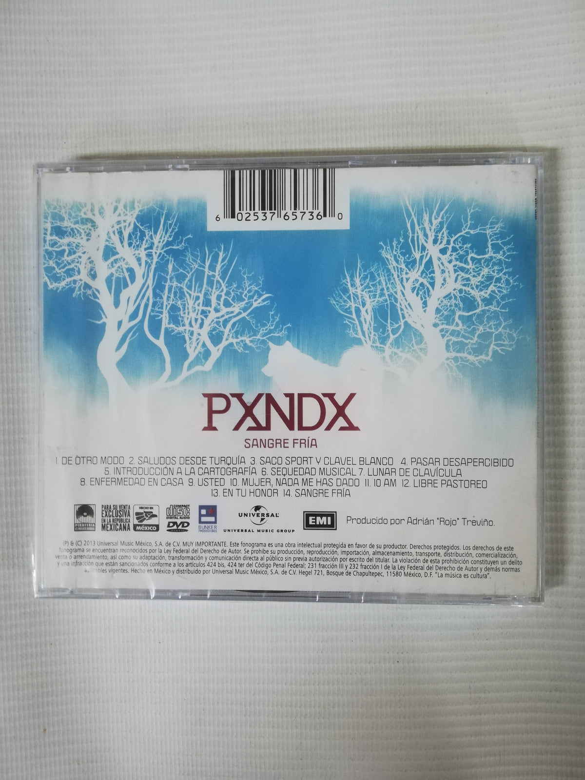 CD PXNDX - SANGRE FRIA - CD + DVD