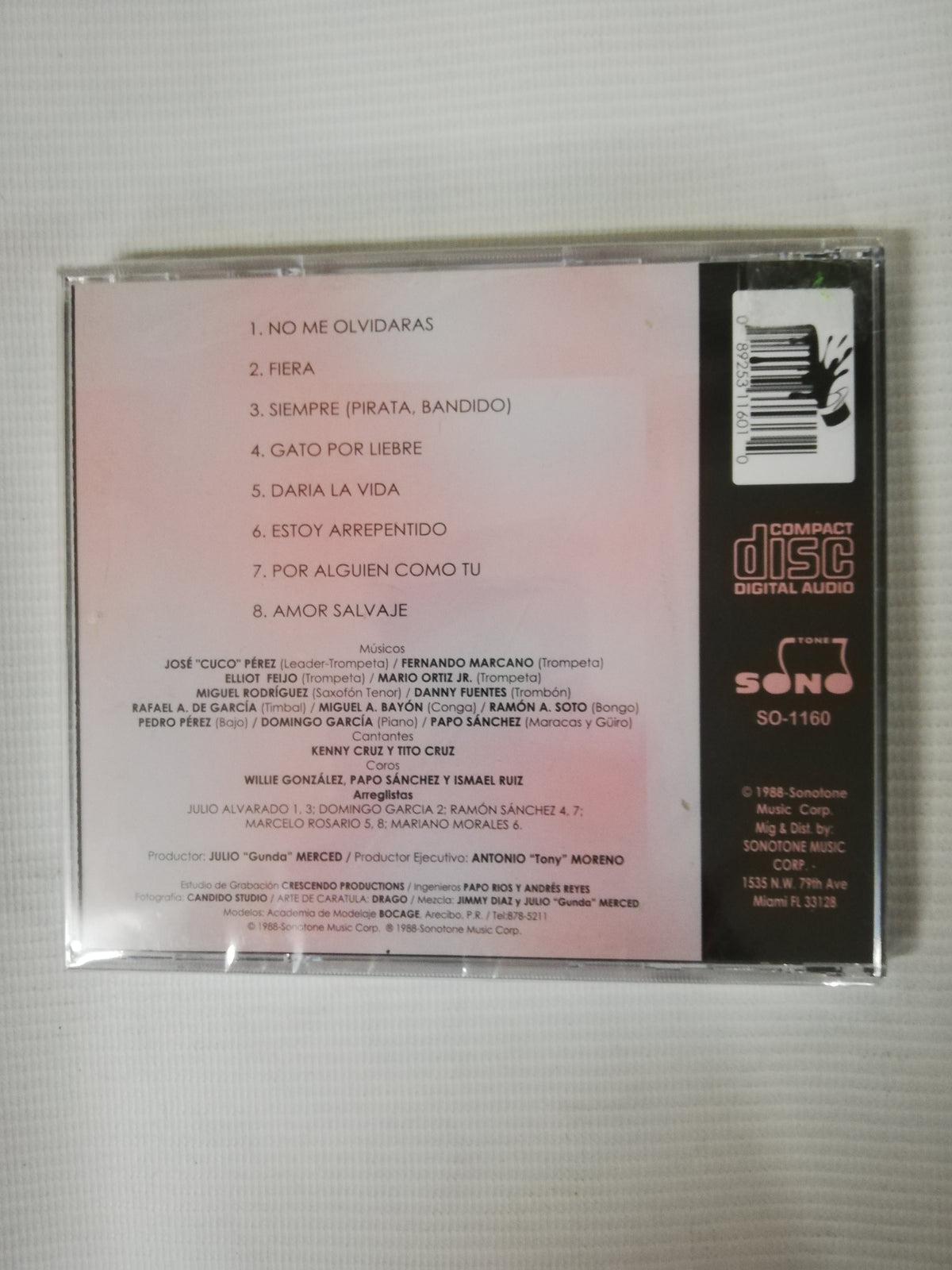 CD ORQUESTA CONCEPTO LATINO - DE CARA AL PUEBLO