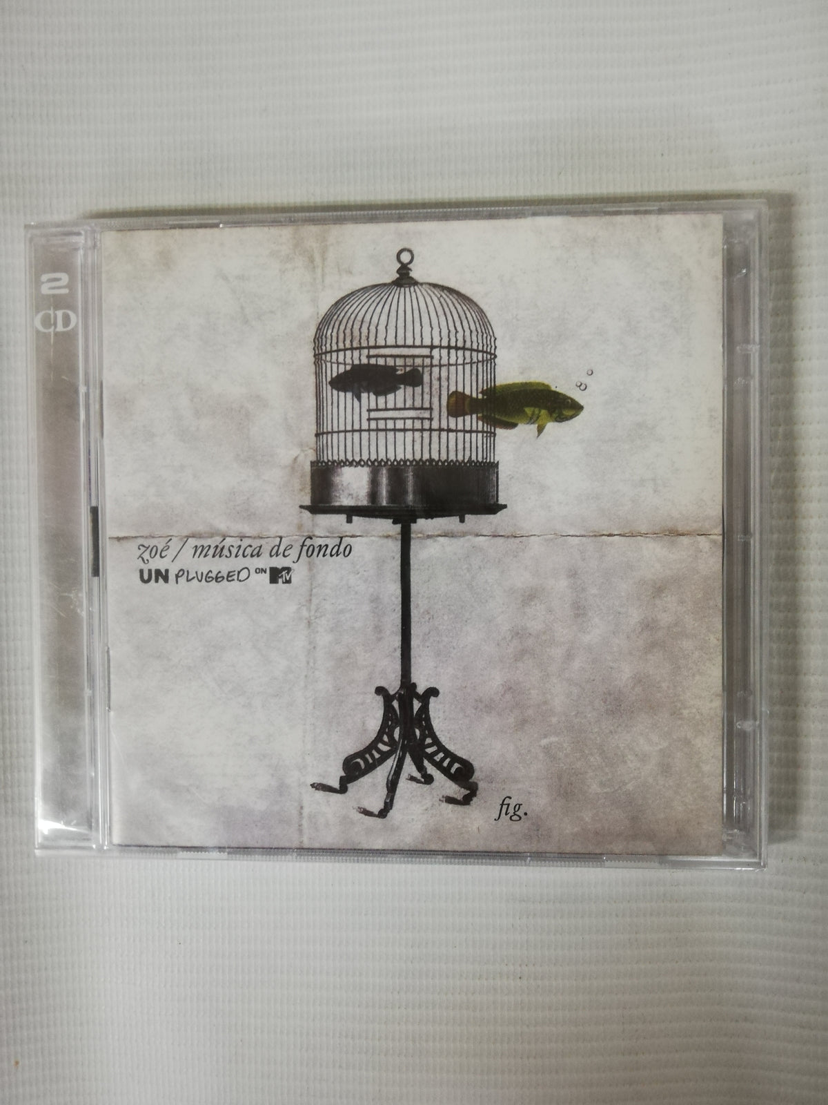 CD ZOÉ - MÚSICA DE FONDO - MTV UNPLUGGED - CD + DVD