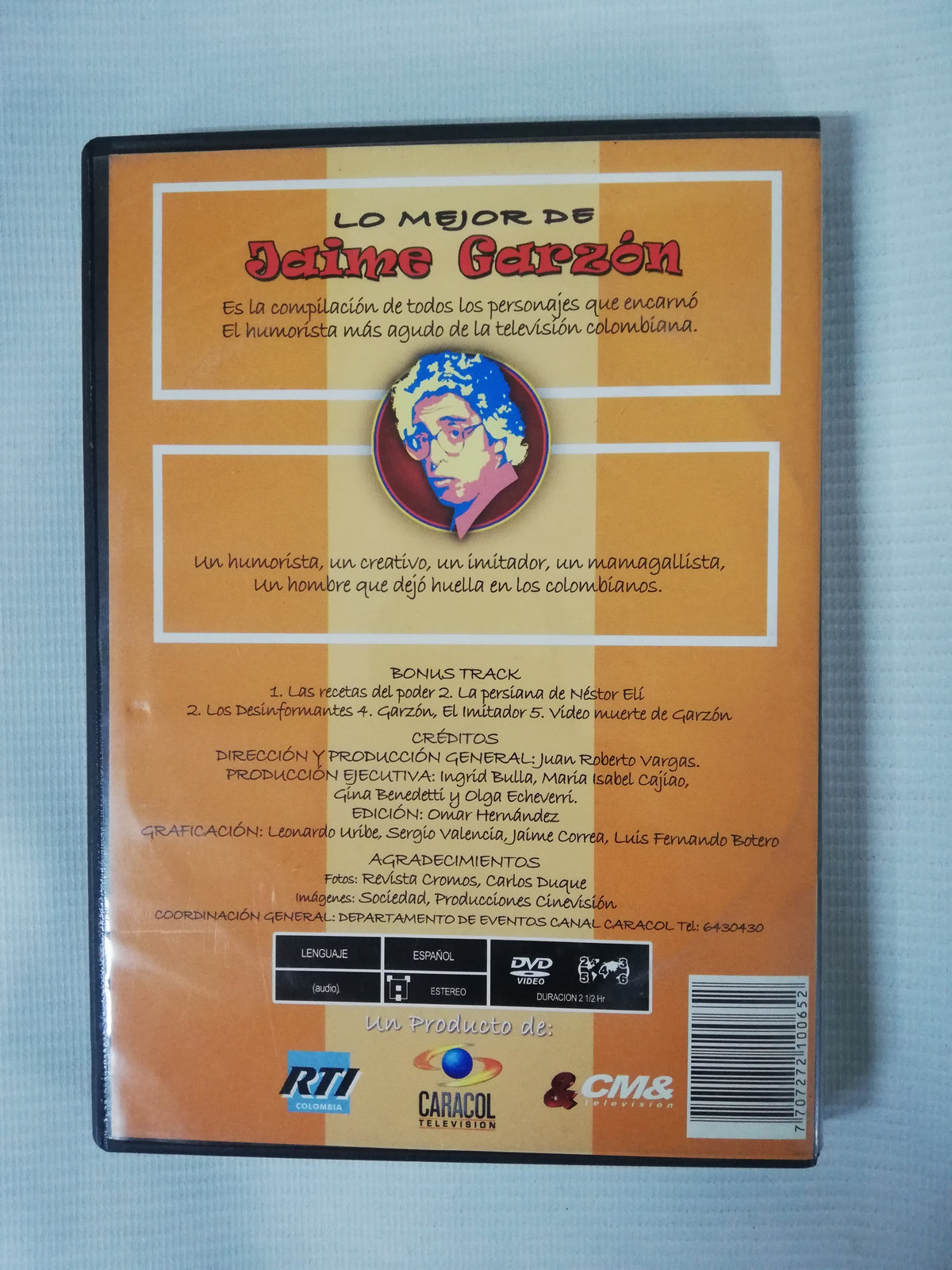 DVD JAIME GARZÓN - LO MEJOR DE JAIME GARZÓN