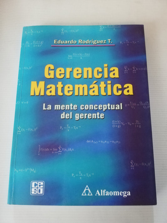 GERENCIA MATEMATICA - EDUARDO RODRIGUEZ T.