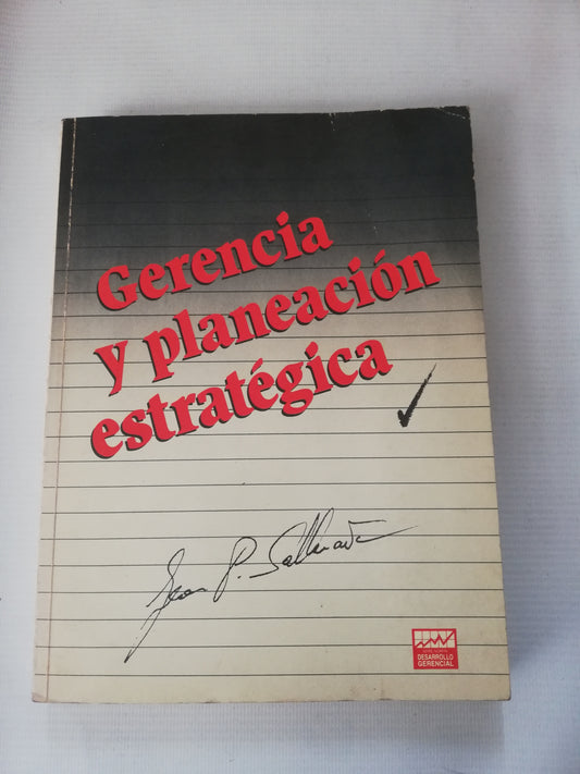 GERENCIA Y PLANEACION  ESTRATEGICAS - JEAN PAUL SALLENAVE