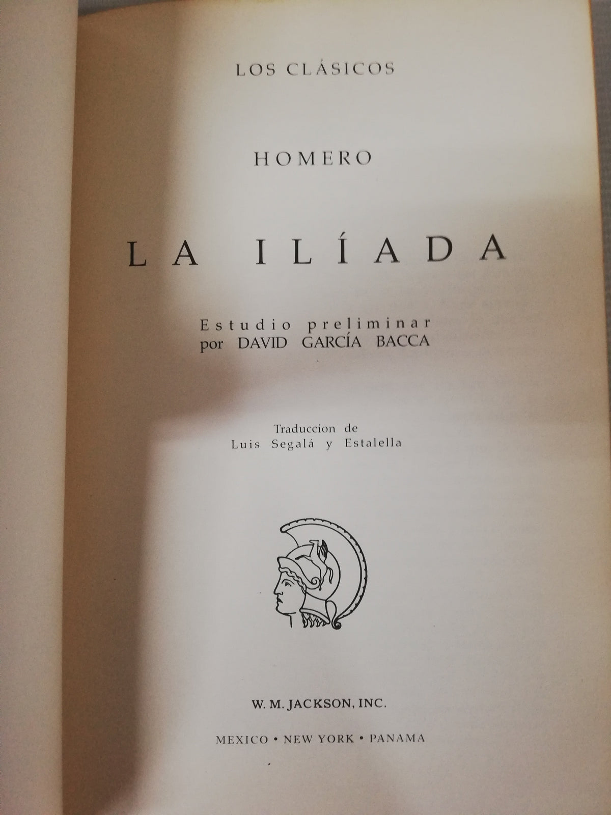 LA ILIADA - HOMERO
