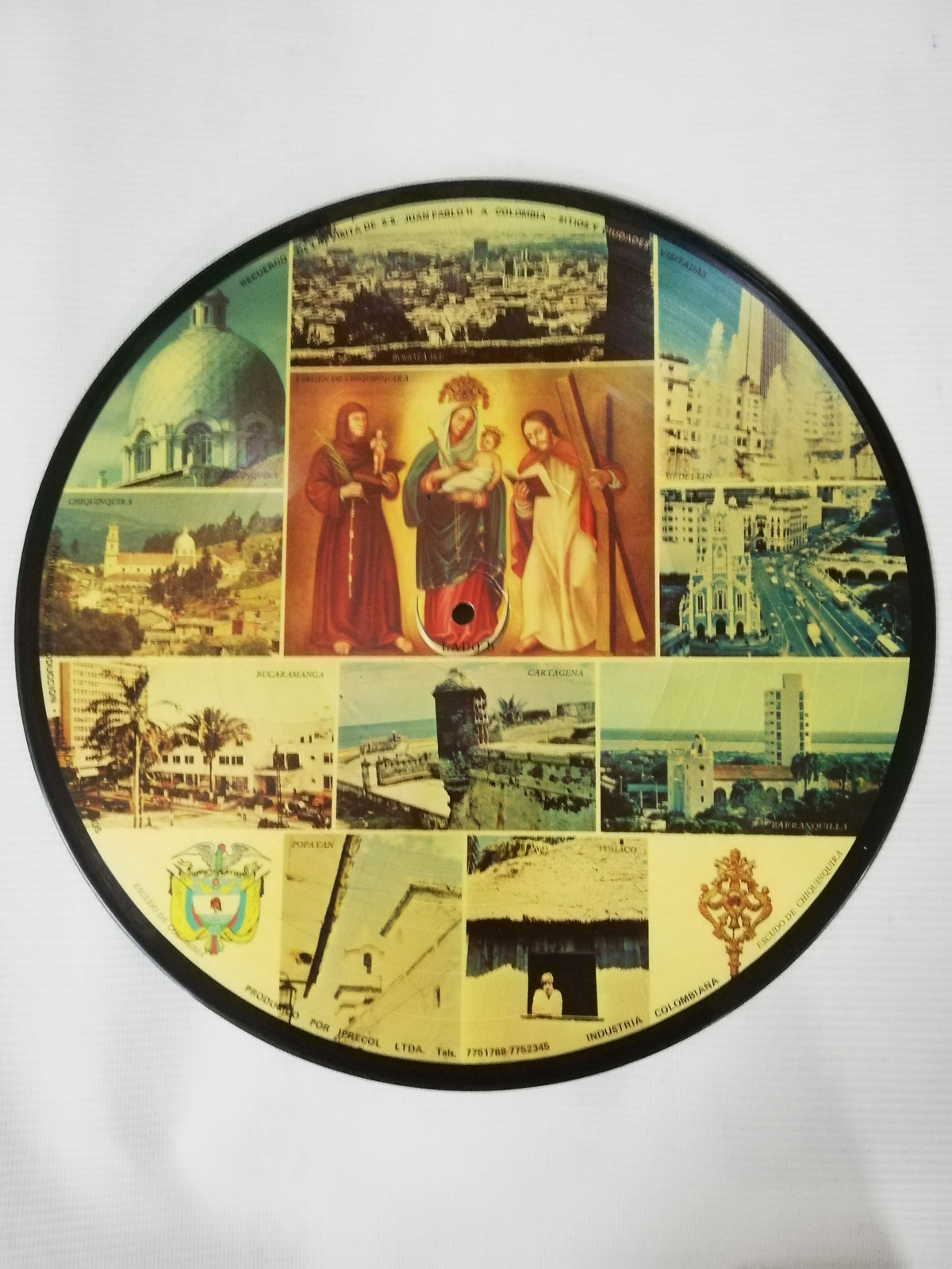 LP RECUERDO DE LA VISITA DE JUAN PABLO II  COLOMBIA - VARIOS