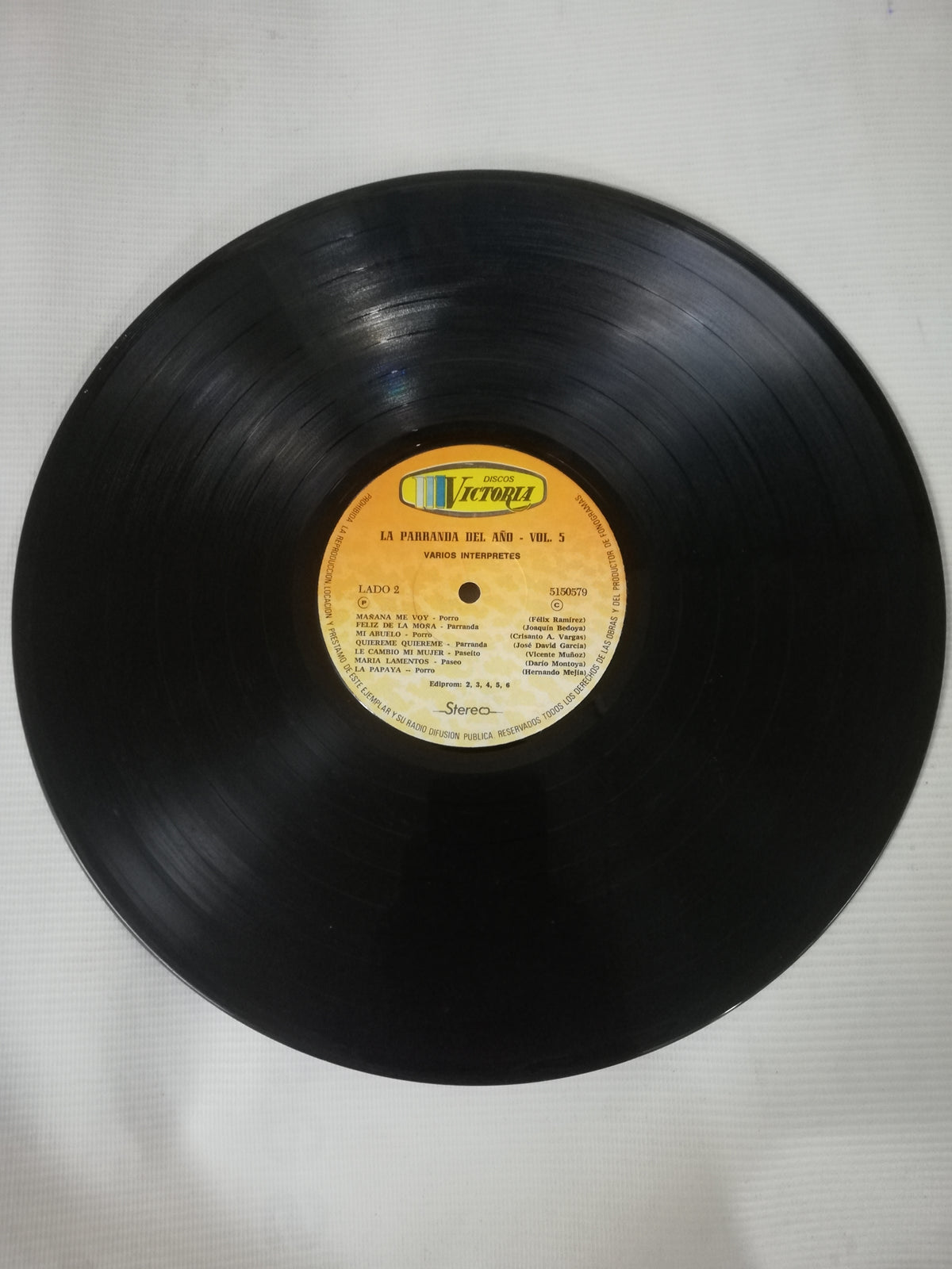 LP LA PARRANDA DEL AÑO - LA PARRANDA DEL AÑO VOL. 5