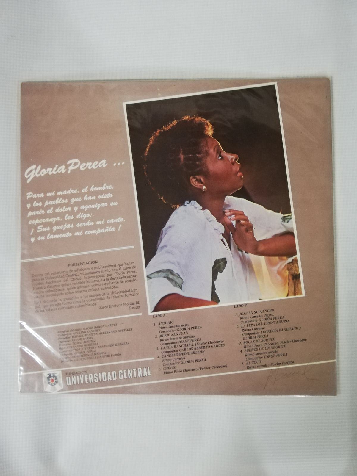 LP GLORIA PEREA Y LOS MINEROS EL CHOCÓ - GLORIA PEREA Y LOS MINEROS DEL CHOCÓ VOL. 1