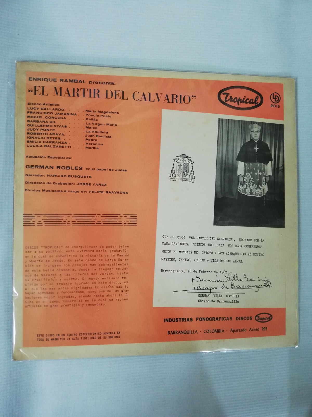 LP ENRIQUE RAMBAL - EL MARTIR DEL CALVARIO