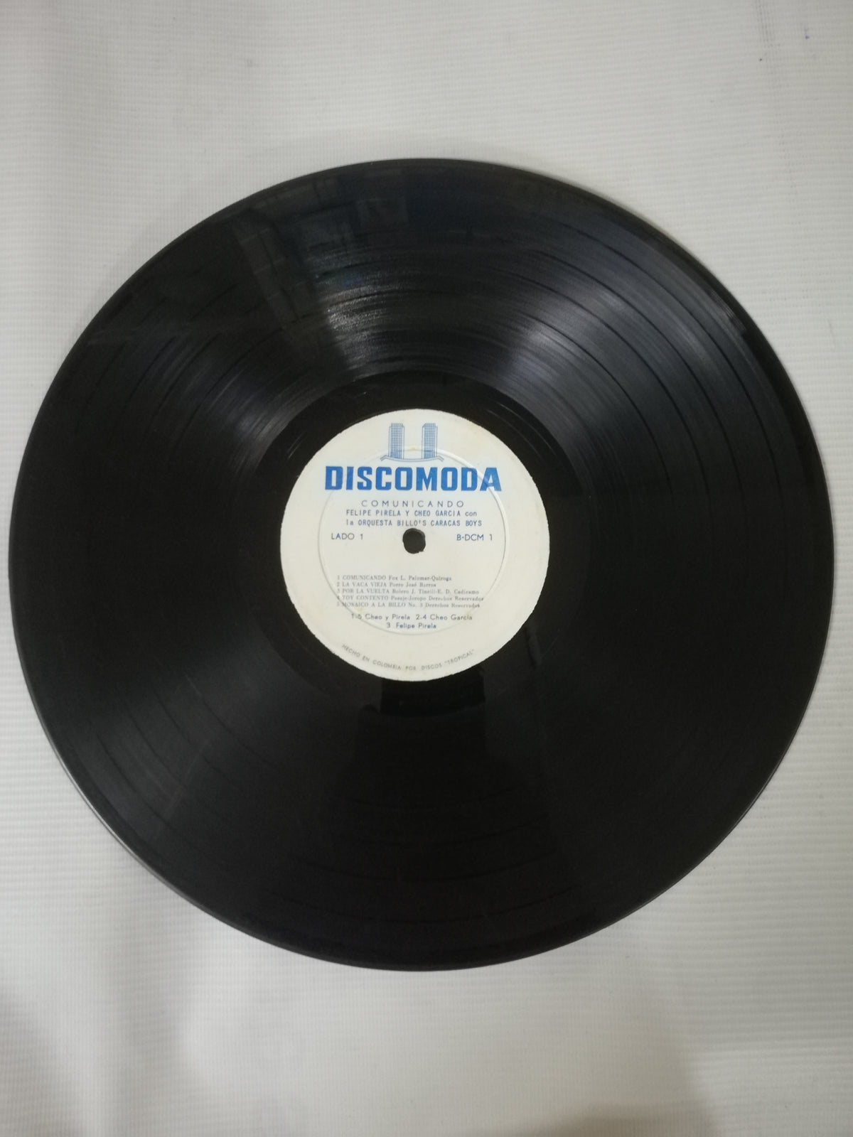 LP CHEO GARCIA Y FELIPE PIRELA CON LA ORQUESTA BILLO´S CARACAS BOYS - COMUNICANDO
