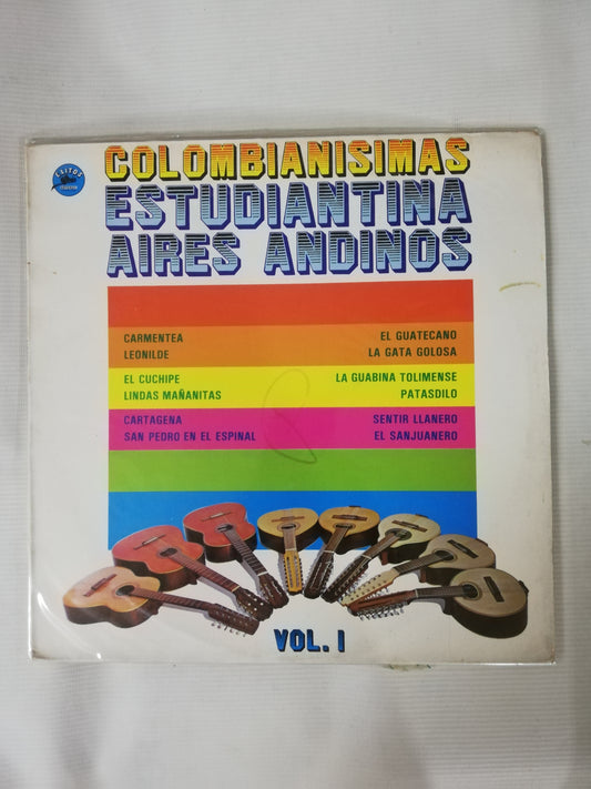 LP ESTUDIANTINA AIRES ANDINOS - COLOMBIANISIMAS VOL. I
