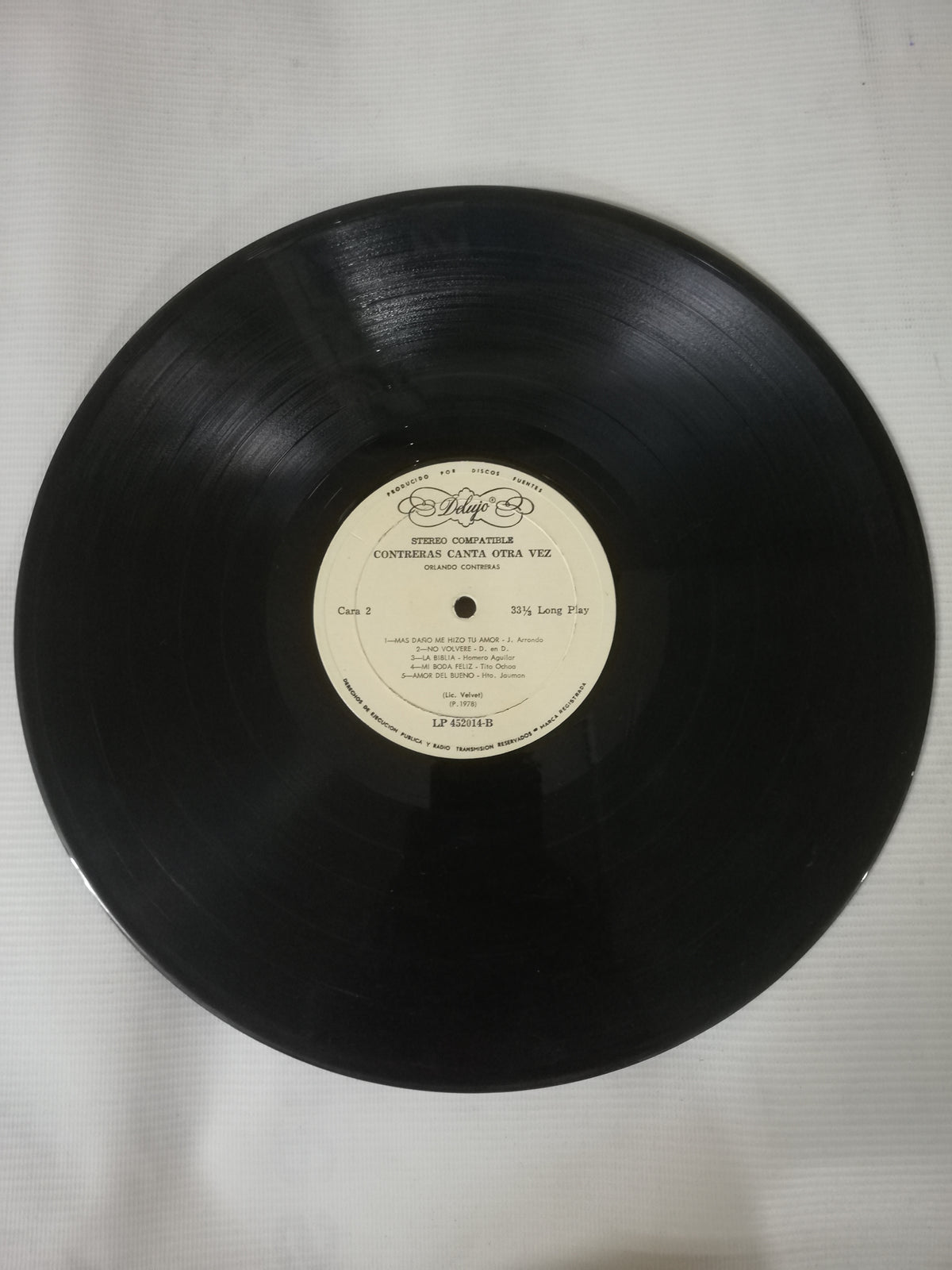 LP ORLANDO CONTRERAS - CONTRERAS CANTA OTRA VEZ