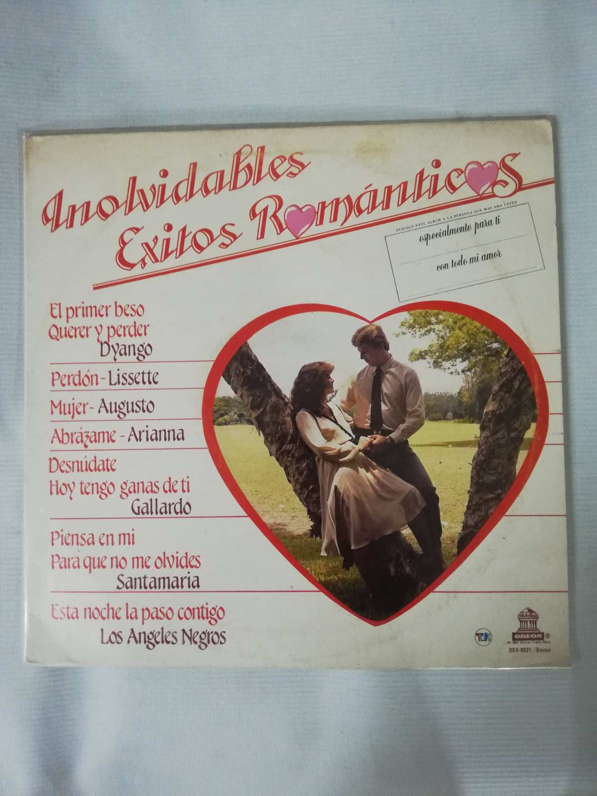 LP INOLVIDABLES EXITOS ROMÁNTICOS - VARIOS INTÉRPRETES