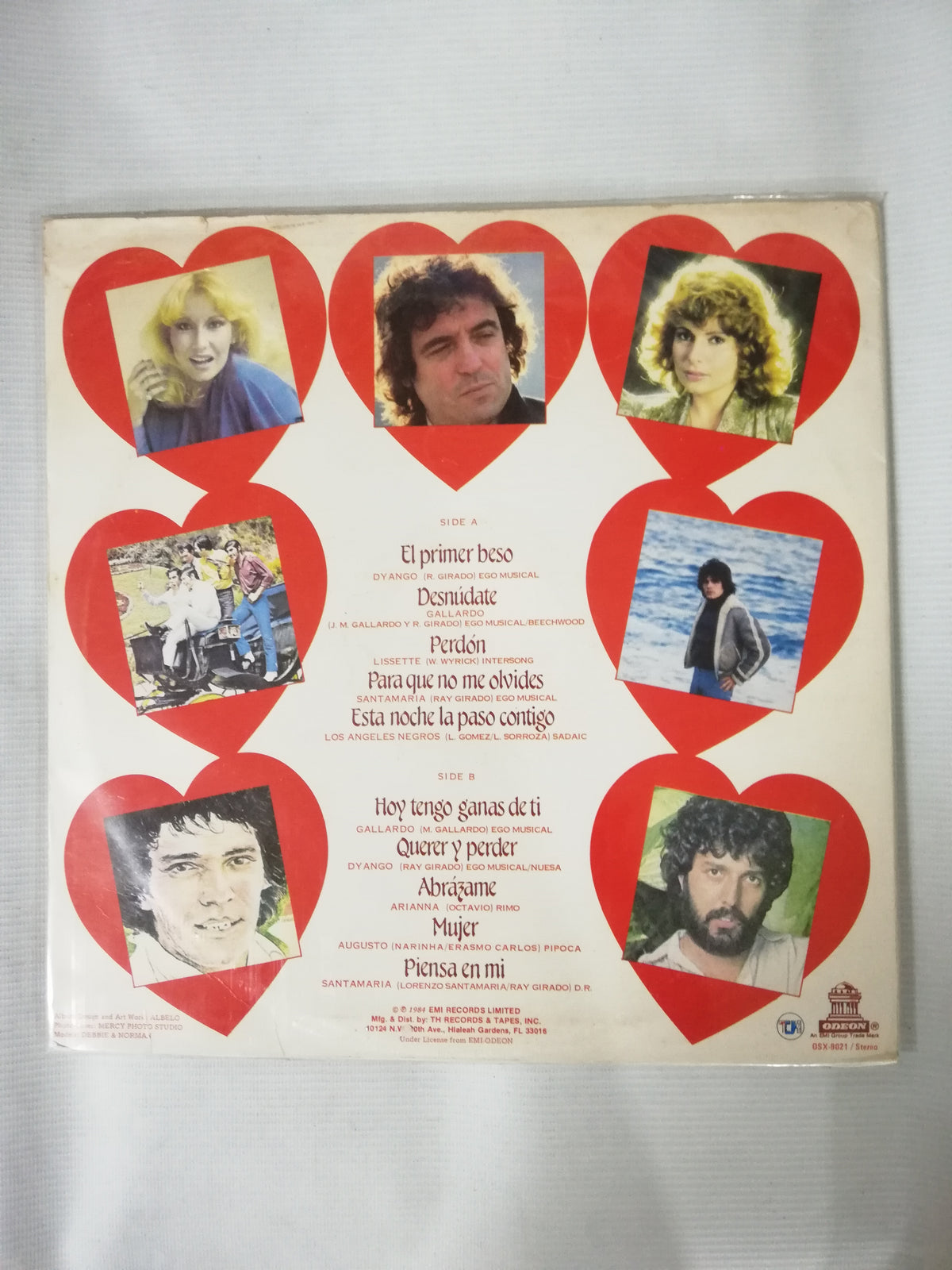 LP INOLVIDABLES EXITOS ROMÁNTICOS - VARIOS INTÉRPRETES
