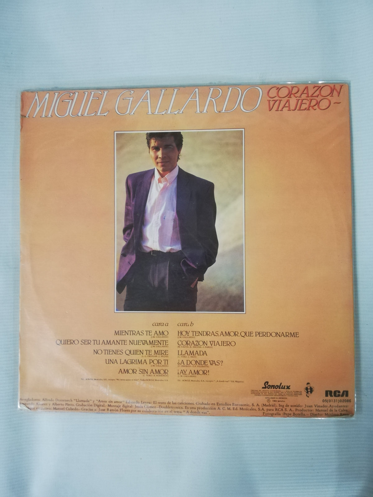 LP MIGUEL GALLARDO - CORAZÓN VIAJERO