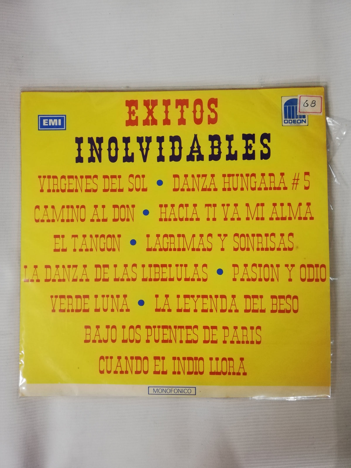LP EXITOS INOLVIDABLES - VARIOS INTÉRPRETES