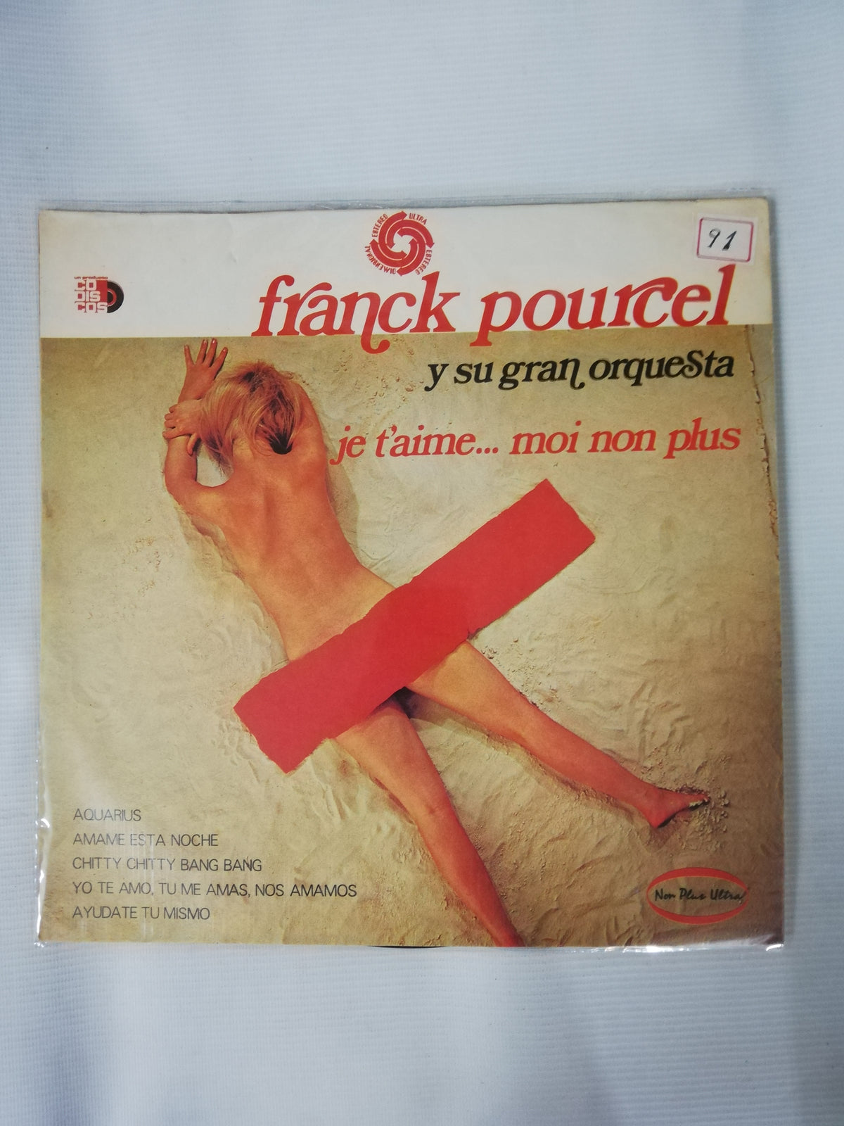 LP FRANCK POURCEL Y SU GRAN ORQUESTA - JE T´AIME... MOI NON PLUS