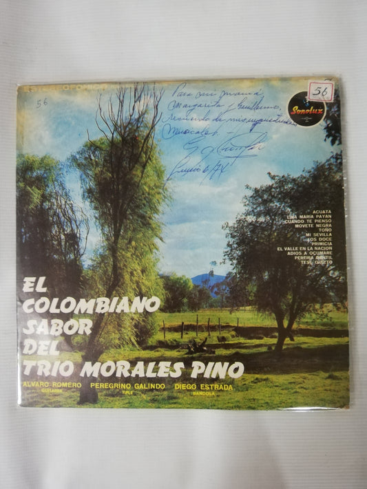 LP TRIO MORALES PINO - EL COLOMBIANO SABOR DEL TRIO MORALES PINO