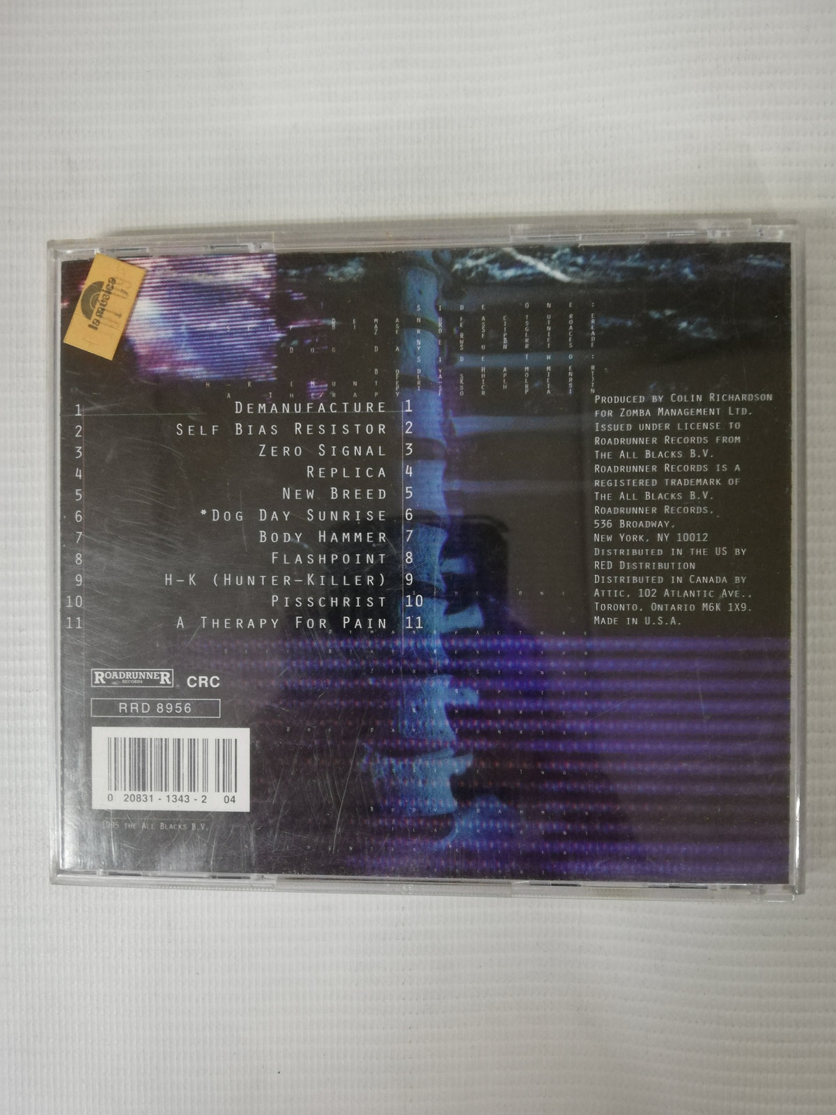 CD FEAR FACTORY - DEMANUFACTURE