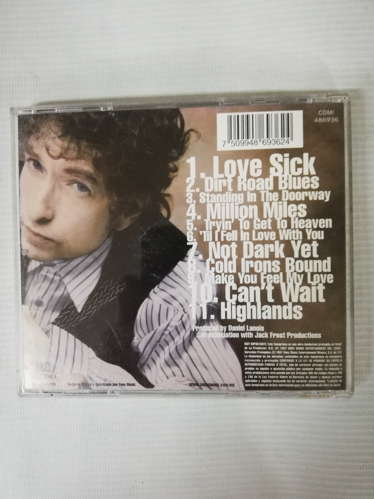 CD BOB DYLAN - TIME OUT OF MIND